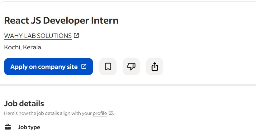AI, ML & React.js internship jobs in Salmiya