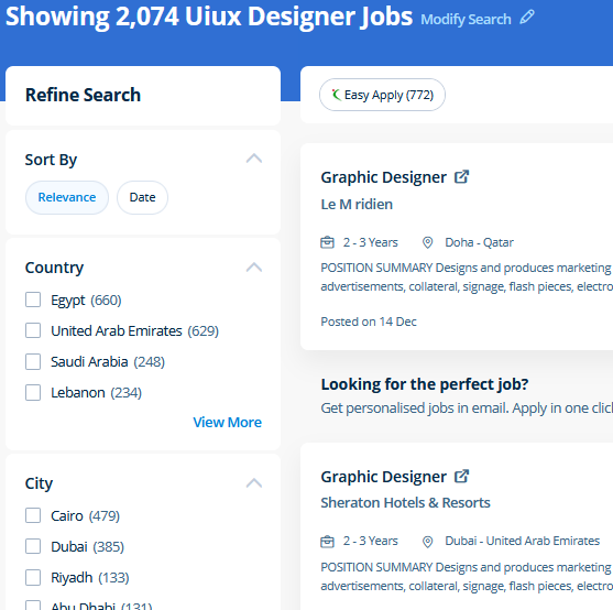 UI/UX Design internship jobs in Kuwait