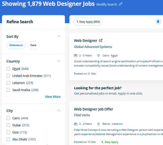 Web Design internship jobs in Kuwait